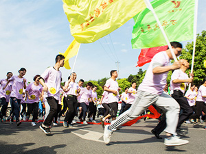 郴汽集團(tuán)組織開展迎“五一”慶祝建司60周年智跑競賽活動